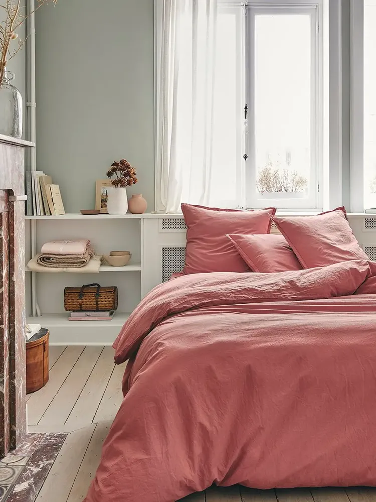 Linge de lit - Tout Doux Rose Indien - Parure de lit - ESSIX