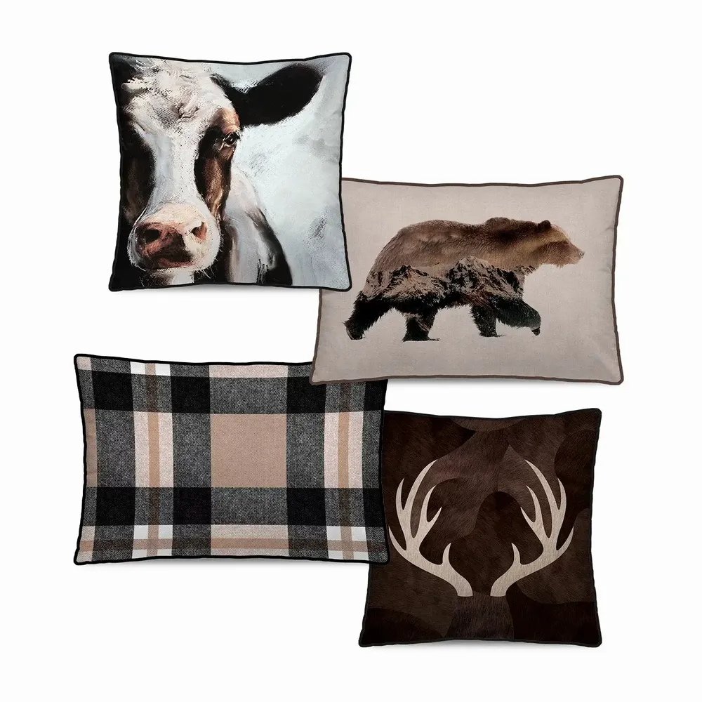 Coussins textile - Coussins velours - Montagne Collection - PODEVACHE