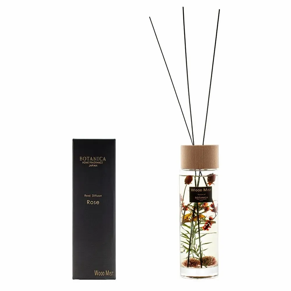 Floral decoration - 400ml room fragrance diffuser - Wood Mist collection/BOTANICA Fragrance Japan - ABINGPLUS