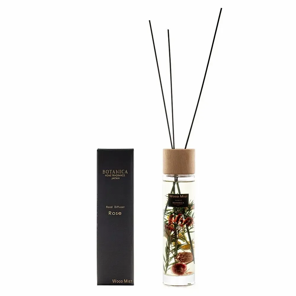Floral decoration - 140 ml Home Fragrance Diffuser - Wood Mist/BOTANICA Fragrance Japan Collection - ABINGPLUS