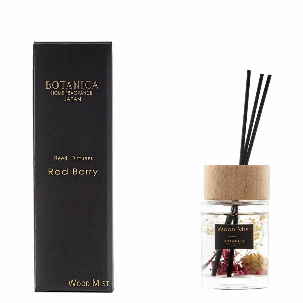 Floral decoration - 60 ml Home Fragrance Diffuser - Wood Mist/BOTANICA Fragrance Japan Collection - ABINGPLUS