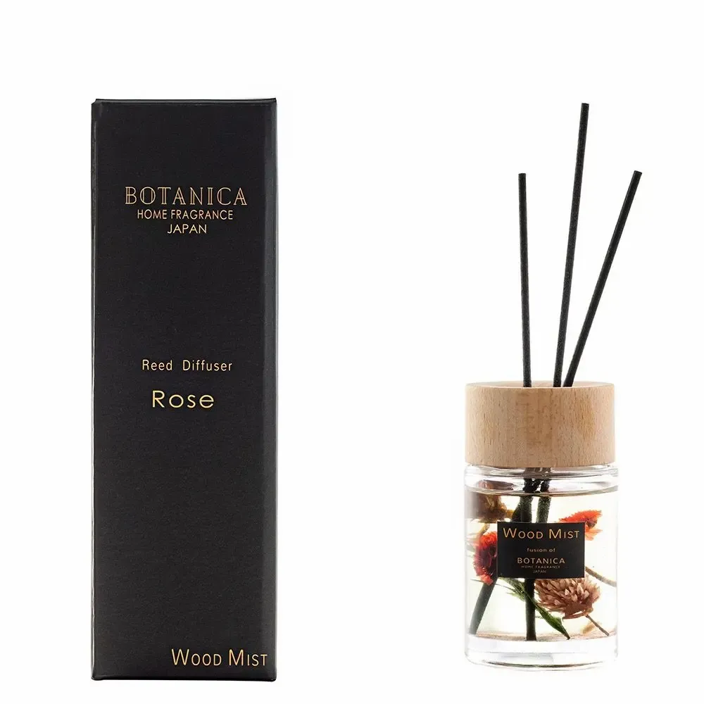 Floral decoration - 60 ml Home Fragrance Diffuser - Wood Mist/BOTANICA Fragrance Japan Collection - ABINGPLUS
