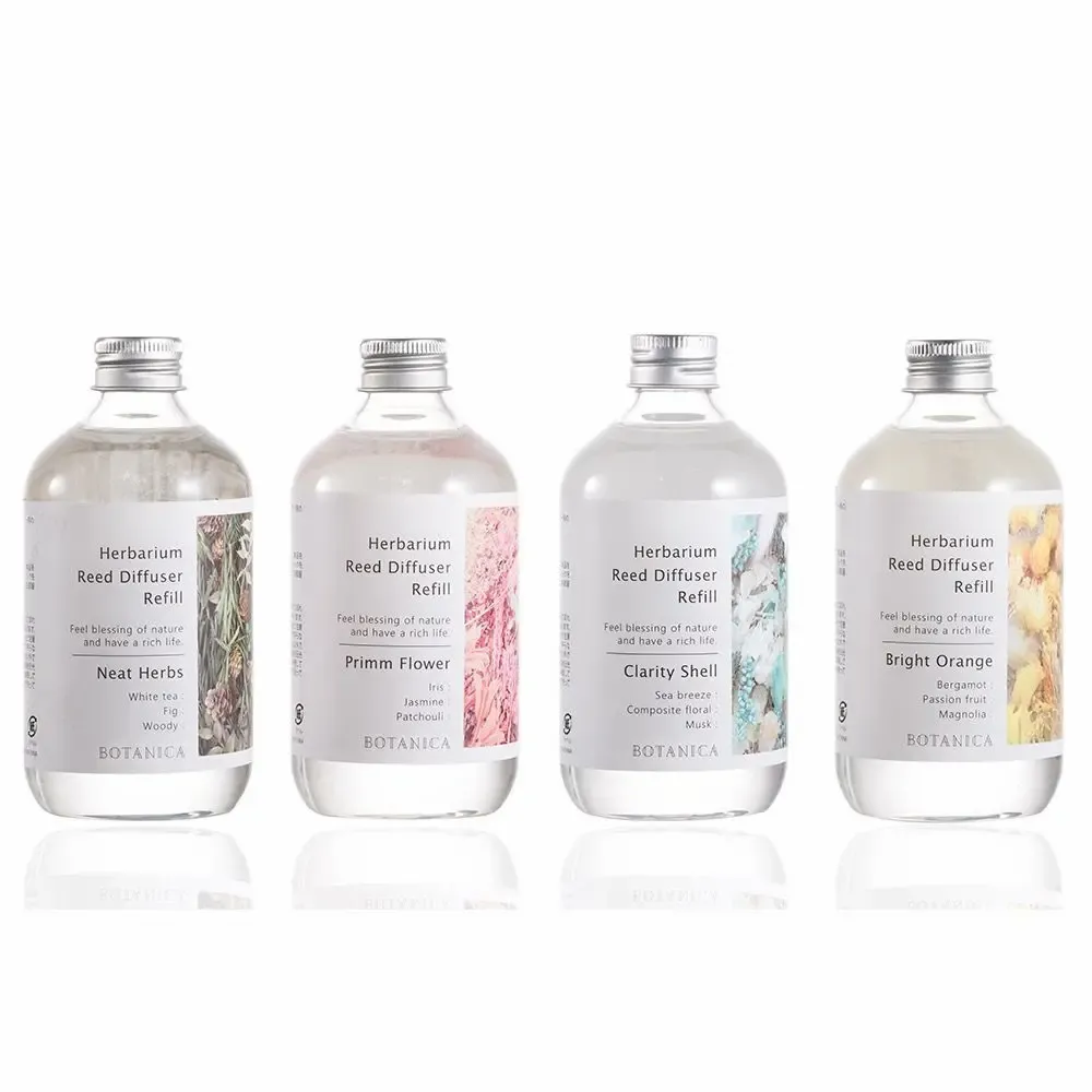 Scent diffusers - 300 ml Home Fragrance Refill/Diffuser - Herbarium/BOTANICA Fragrance Japan collection - ABINGPLUS