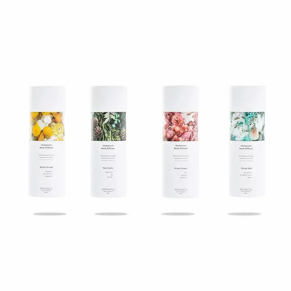 Floral decoration - 140 ml Home Fragrance Diffuser - Herbarium/BOTANICA Fragrance Japan Collection - ABINGPLUS