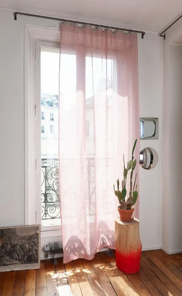 Curtains and window coverings - Brise Voil 140X280 Cm Dragee - EN FIL D'INDIENNE...