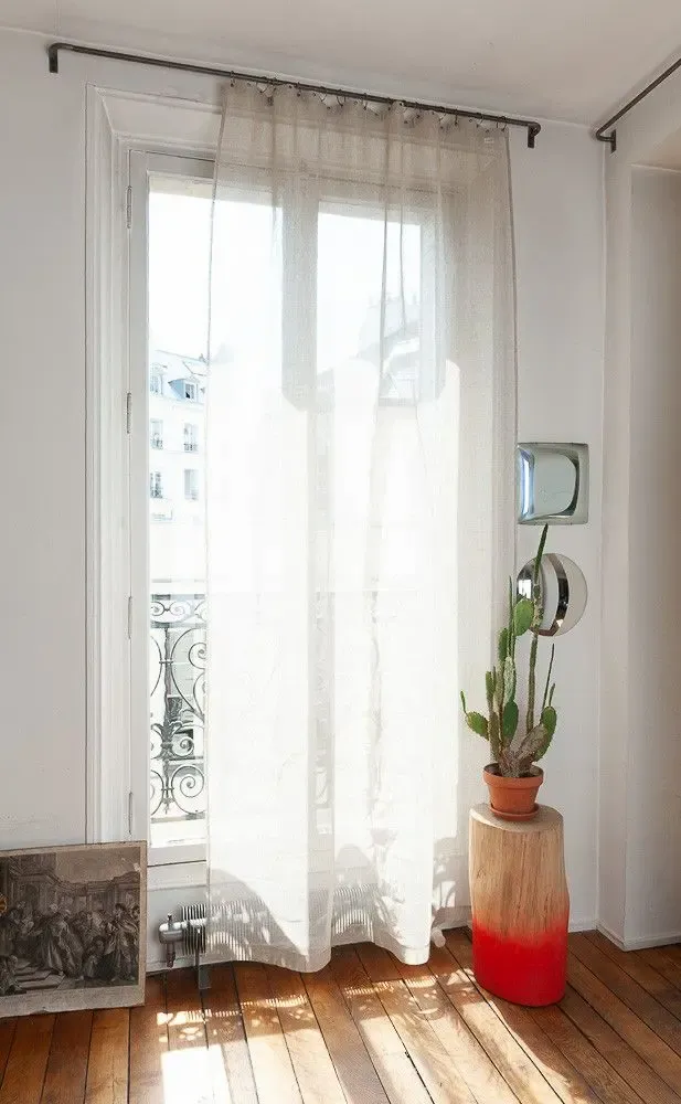 Curtains and window coverings - Brise Voil 140X280 Cm Naturel - EN FIL D'INDIENNE...