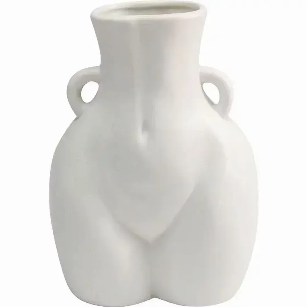 Vases - Vase Donna White 22cm - KARE DESIGN