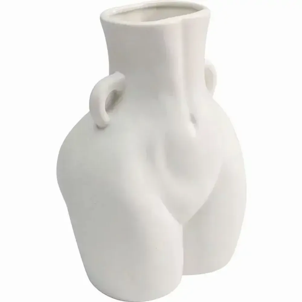 Vases - Vase Donna White 22cm - KARE DESIGN