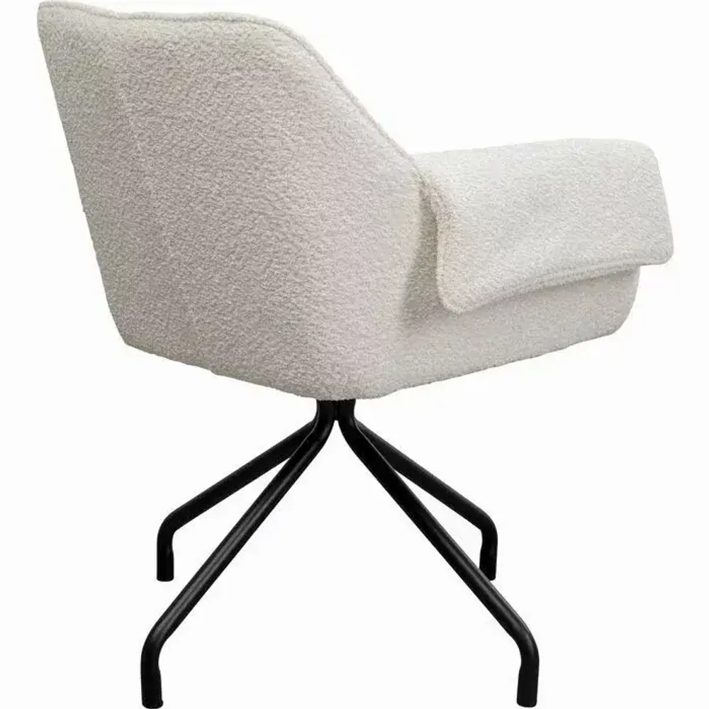 Armchairs - Swivel Chair Bess Cream - KARE DESIGN