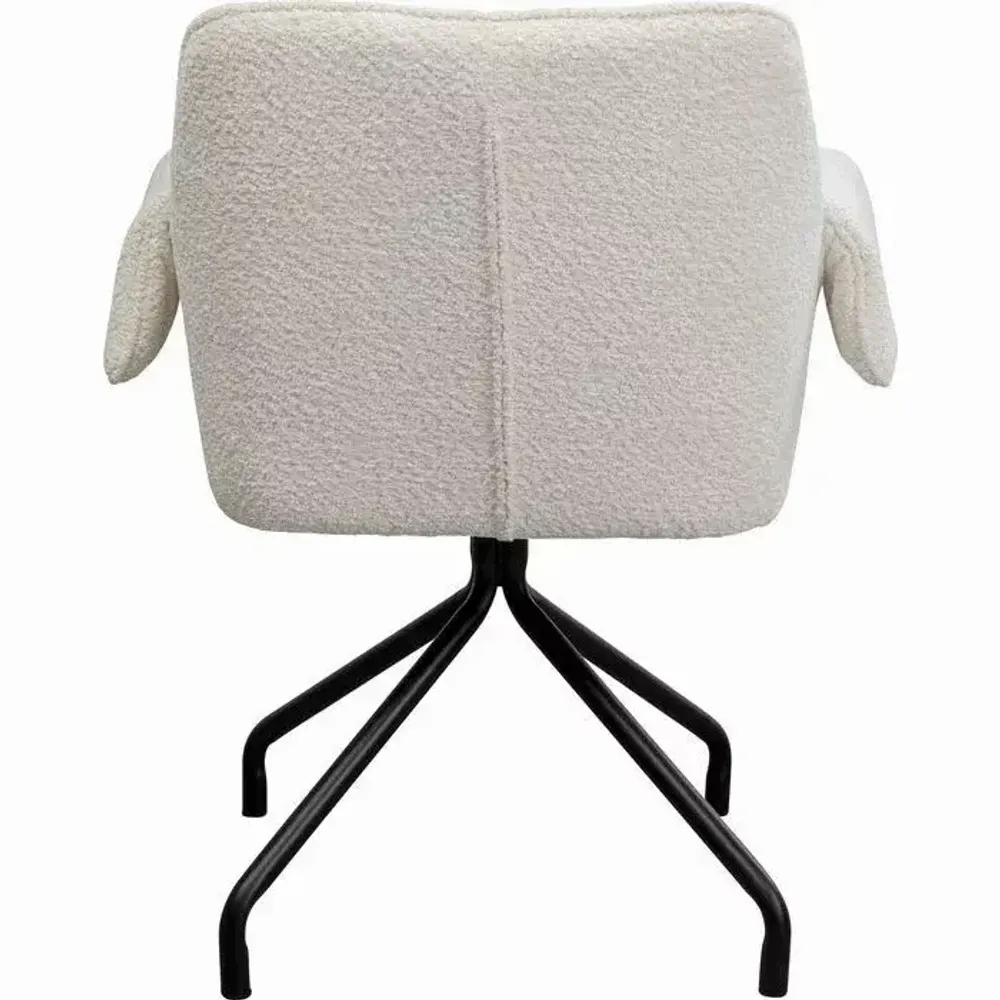 Armchairs - Swivel Chair Bess Cream - KARE DESIGN