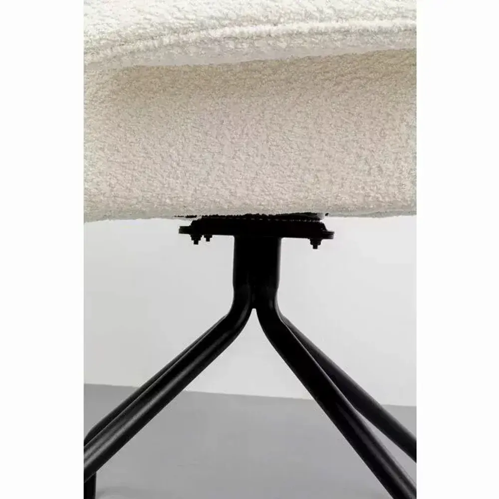 Armchairs - Swivel Chair Bess Cream - KARE DESIGN