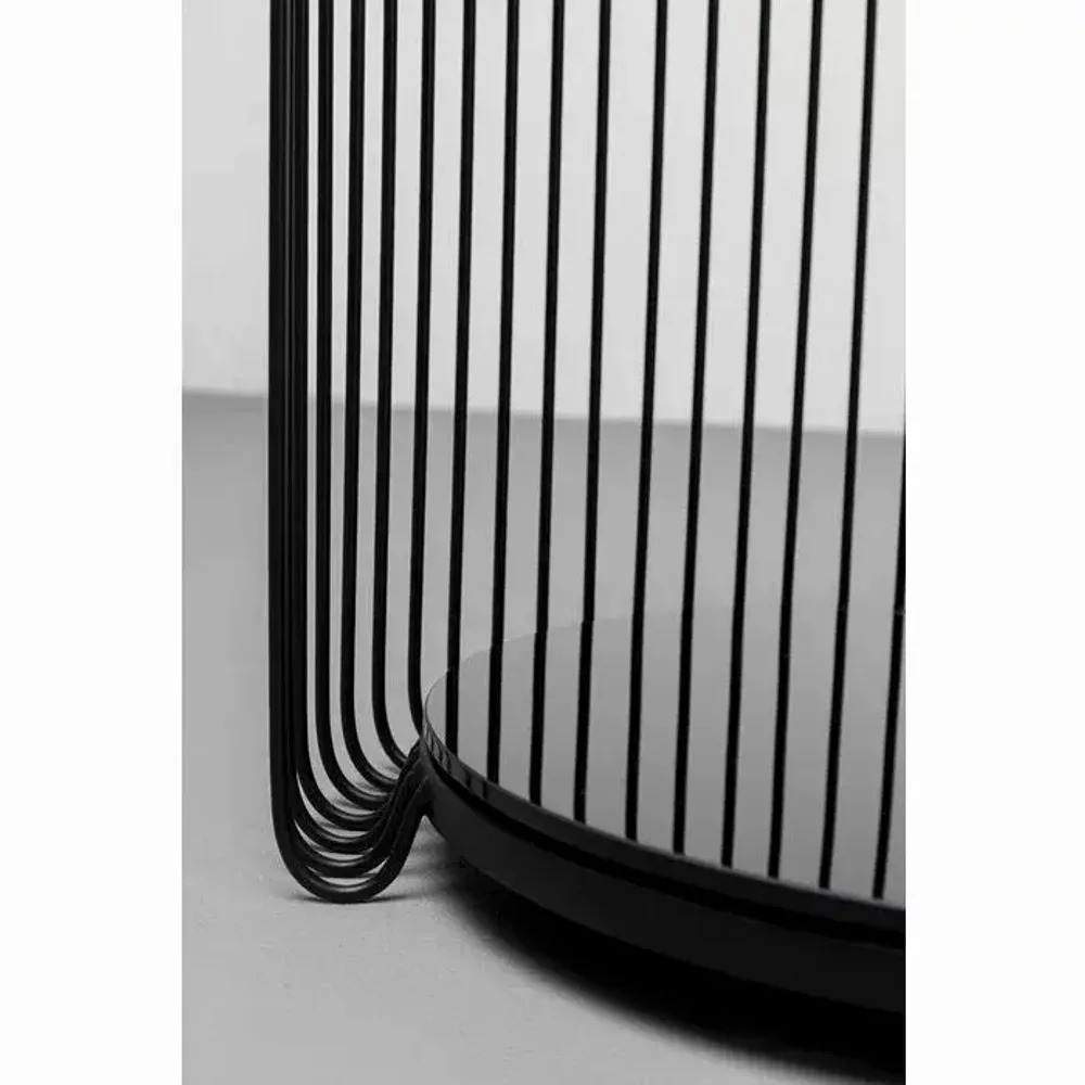 Tables basses - Table d appoint Wire Cut Out noir (2/Set) - KARE DESIGN