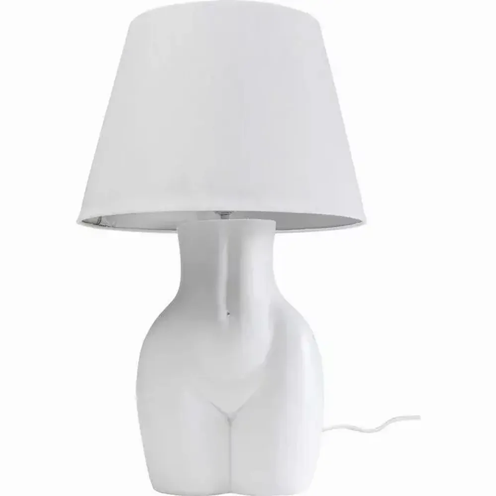 Lampes de table - Lampe à poser Donna blanc 48cm - KARE DESIGN
