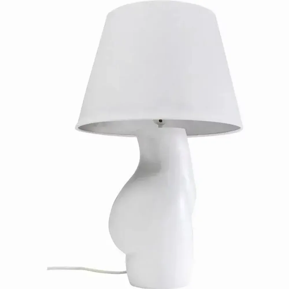 Lampes de table - Lampe à poser Donna blanc 48cm - KARE DESIGN