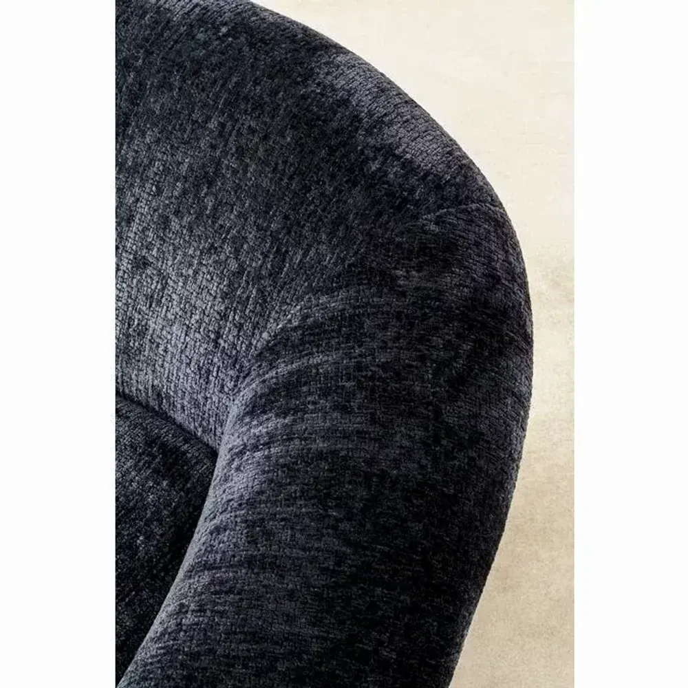 Armchairs - Swivel Armchair Ciao Midnight - KARE DESIGN