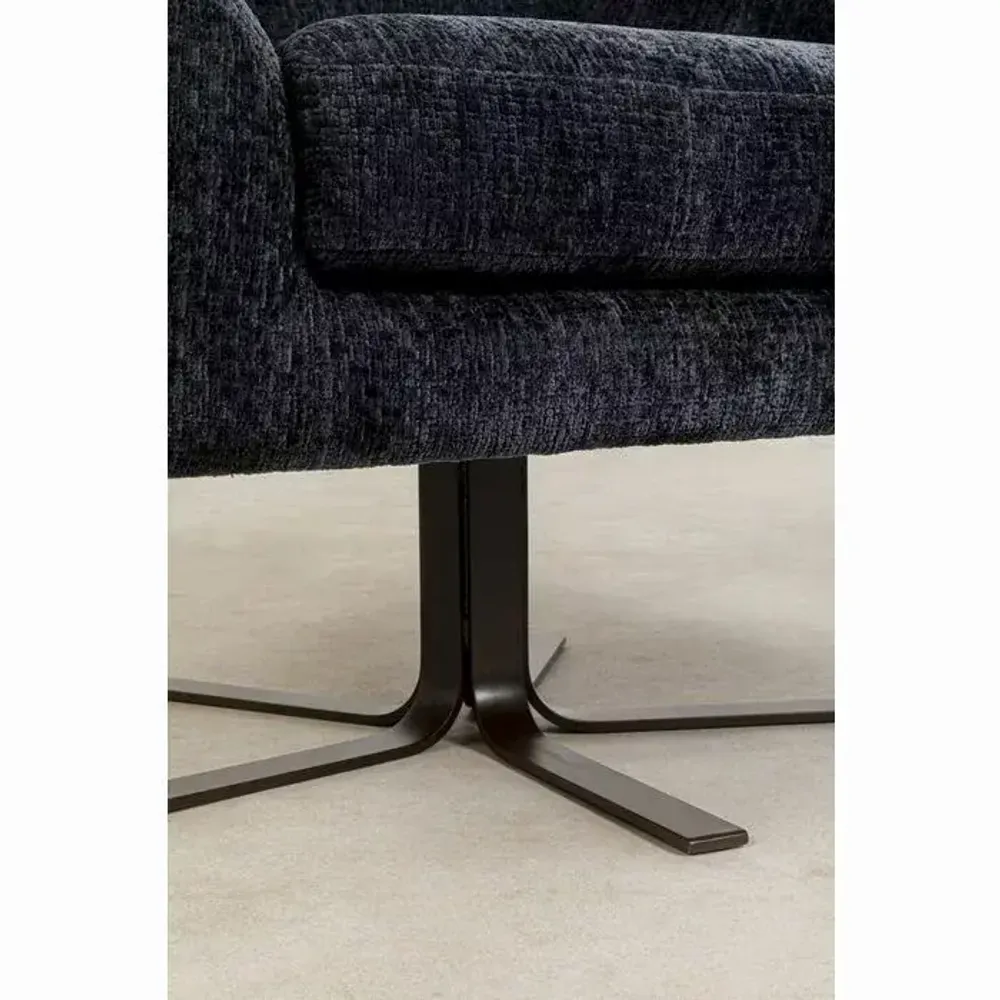 Armchairs - Swivel Armchair Ciao Midnight - KARE DESIGN