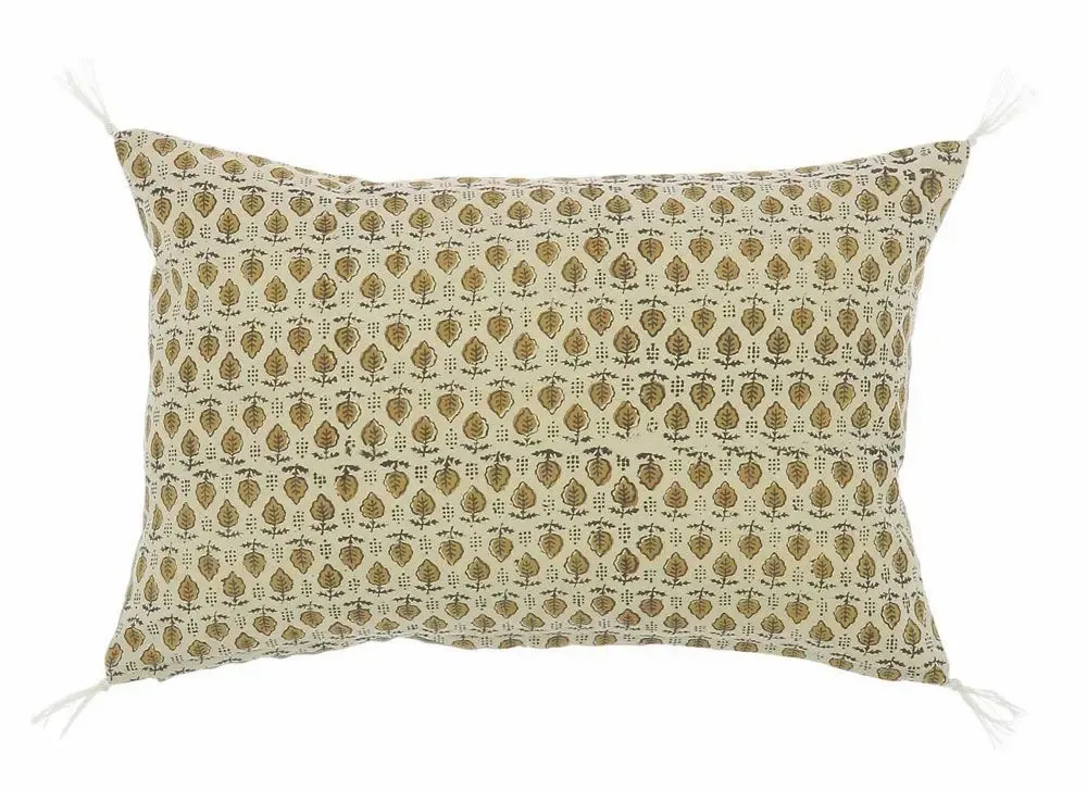 Rideaux et voilages - INDIENNE Housse de coussin 30x45 cm - EN FIL D'INDIENNE...