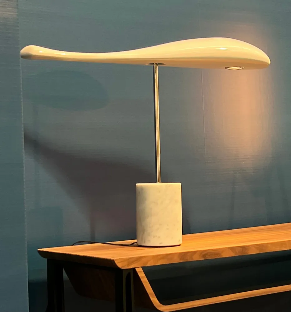 Lampes de table - Lampe de table et de bureau Flying Fish - Blanche - SOFTICATED