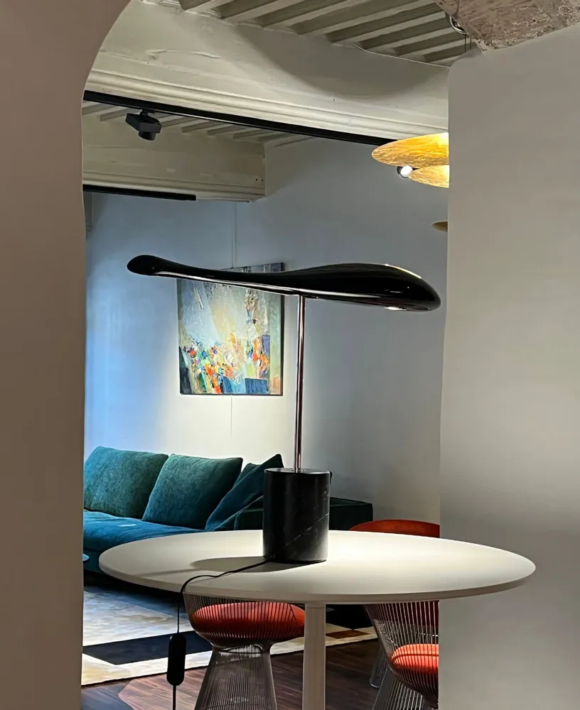 Table lamps - Table and Desk Lamp Flying Fish - Black - SOFTICATED