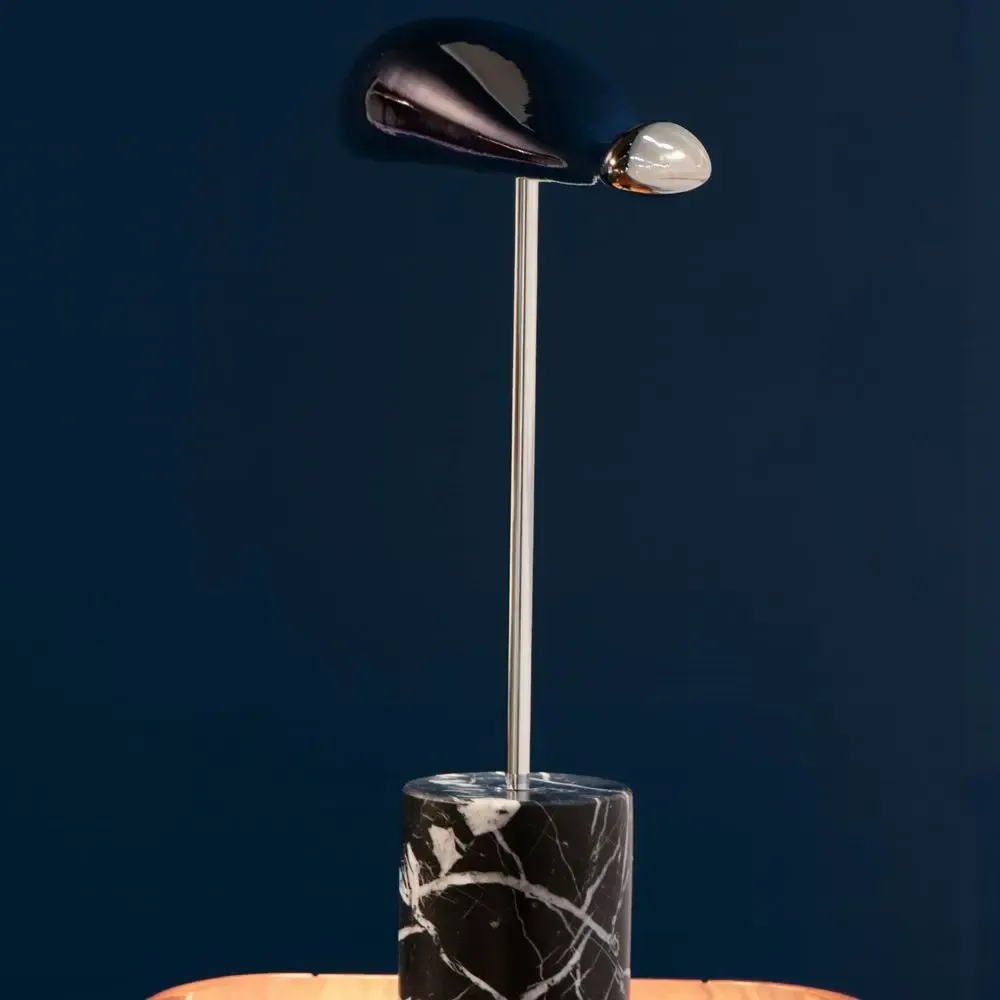 Table lamps - Flying Fish Table and Desk Lamp - Chrome - SOFTICATED