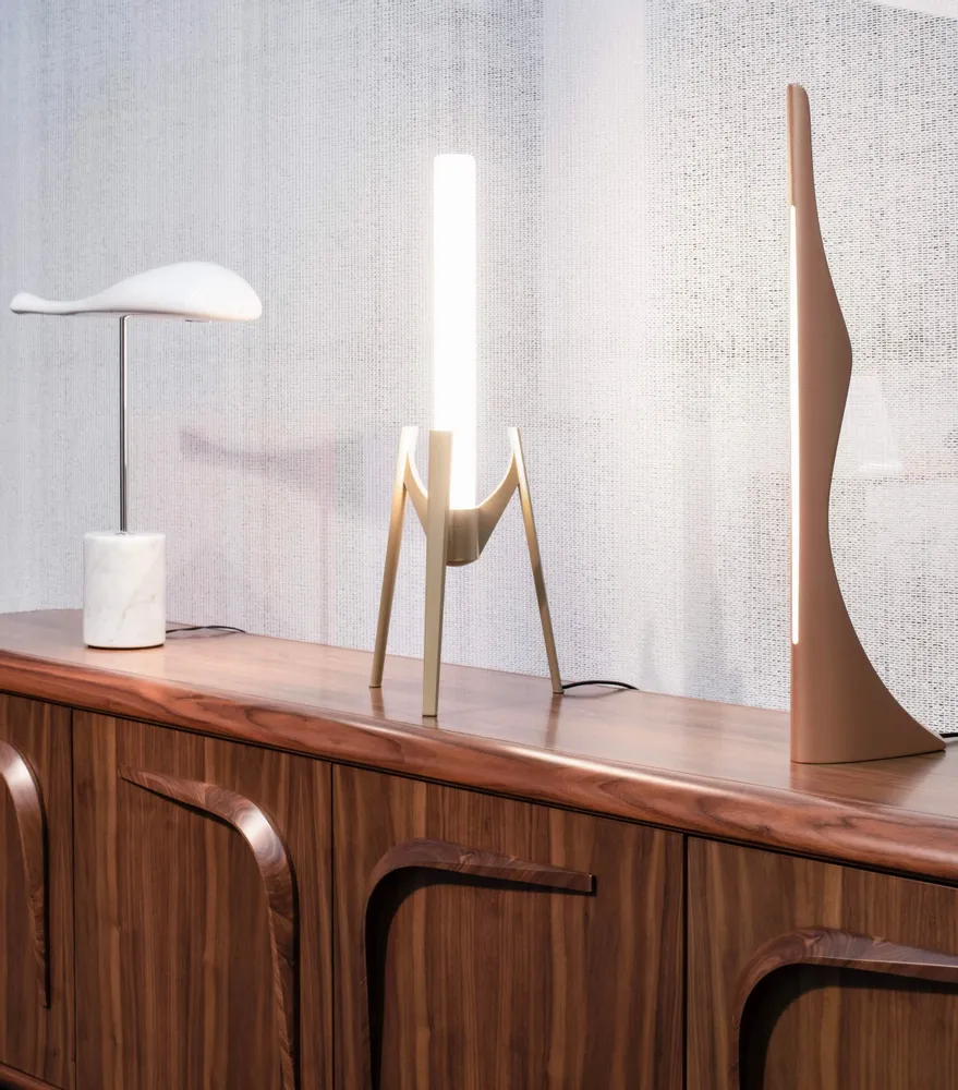 Table lamps - Table lamp I Silhouette I Copper - SOFTICATED