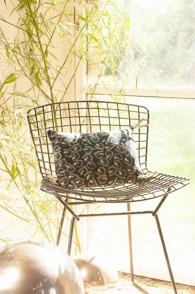 Vêtements de nuit - ART DECO Housse de Coussin 25x35 cm - EN FIL D'INDIENNE...