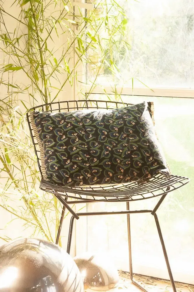 Rideaux et voilages - ART DECO Housse de Coussin 35x50 cm - EN FIL D'INDIENNE...