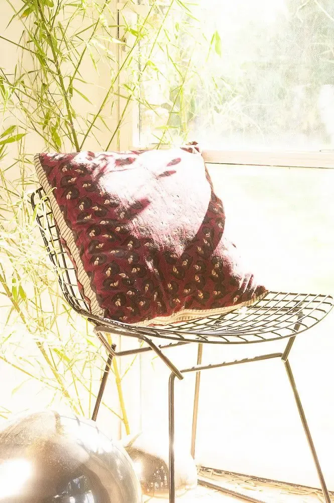 Rideaux et voilages - ART DECO Housse de coussin 45x45 cm - EN FIL D'INDIENNE...