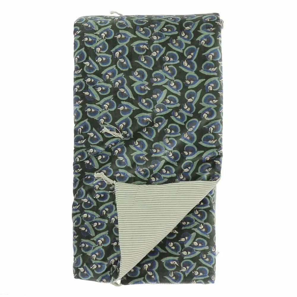 Coussins - ART DECO  Bout de lit 90x200 cm OLIVE - EN FIL D'INDIENNE...