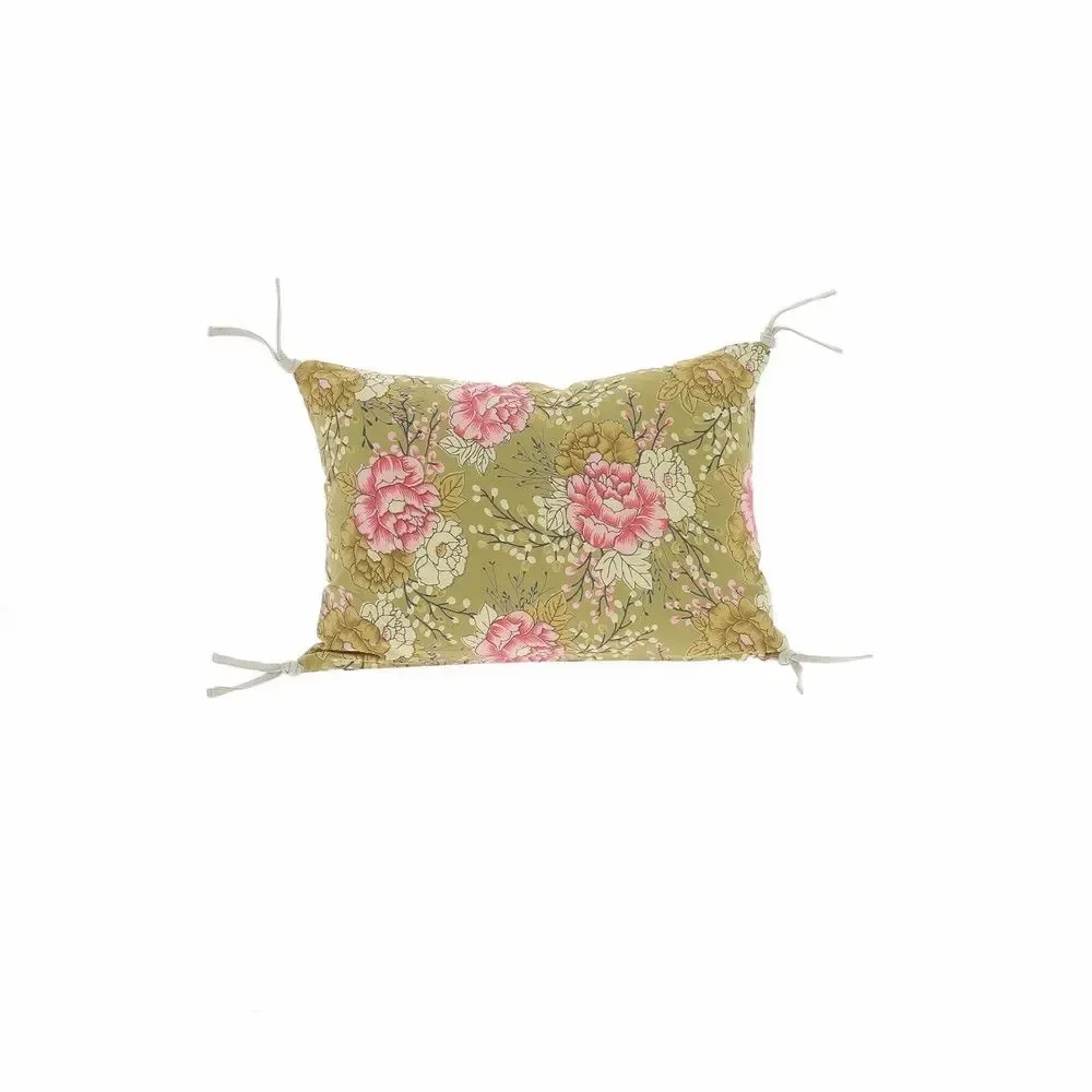 Coussins textile - BLOOM  Housse de coussin 25x35 cm OLIVE - EN FIL D'INDIENNE...