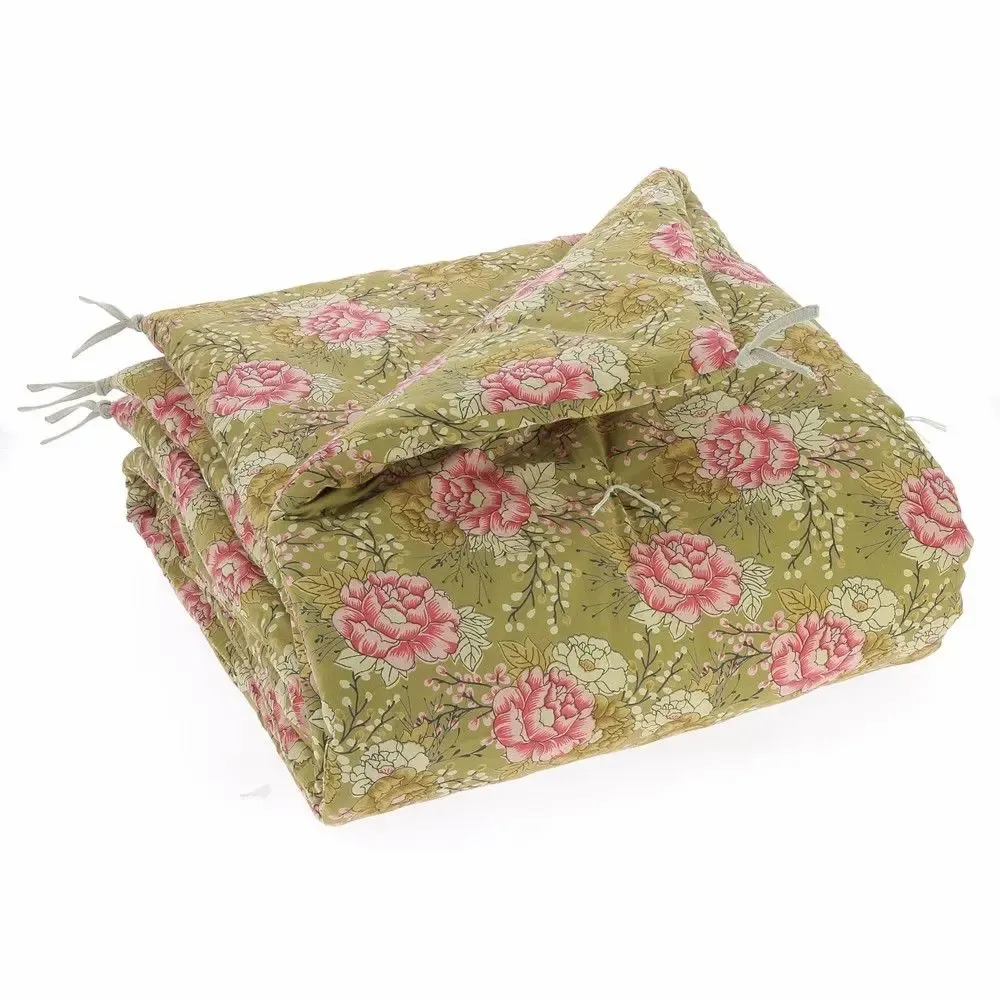 Linge de lit - BLOOM Bout de lit 90x200 cm OLIVE - EN FIL D'INDIENNE...