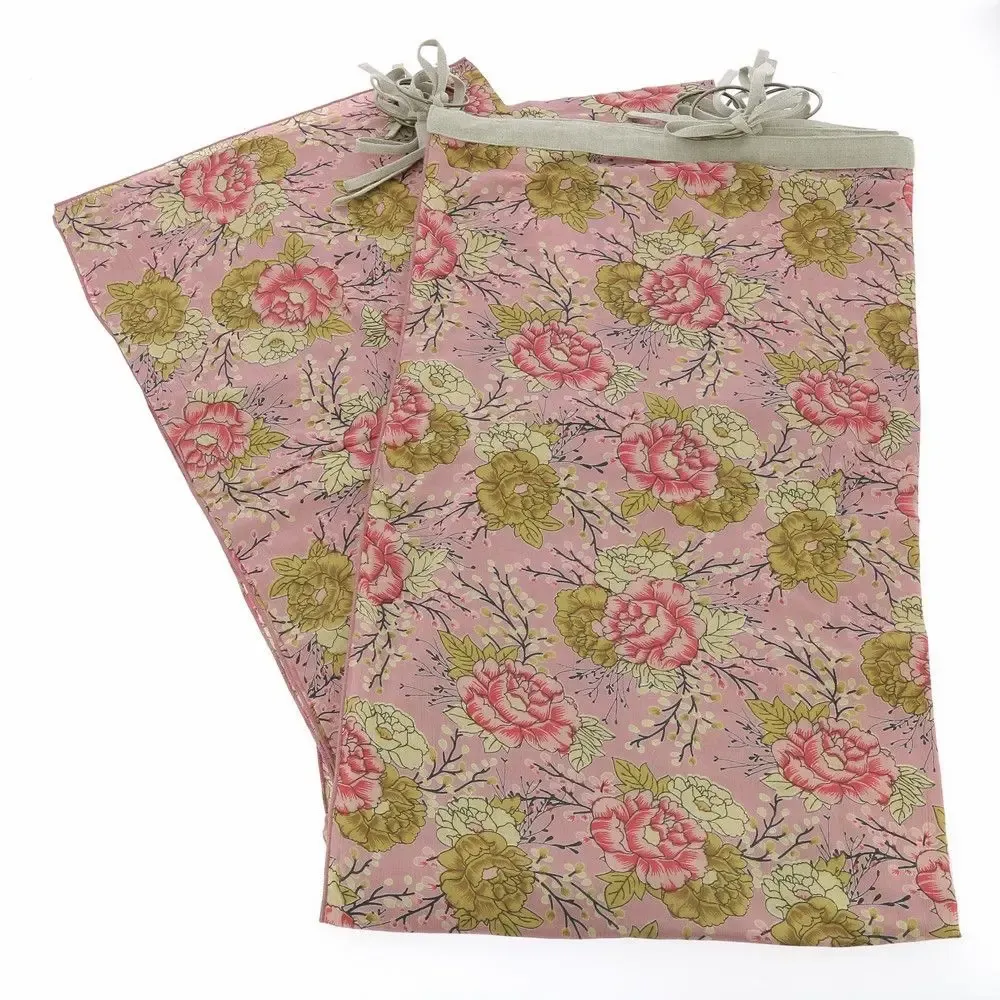 Rideaux et voilages - BLOOM Voilage 140x280 cm TERRACOTTA - EN FIL D'INDIENNE...