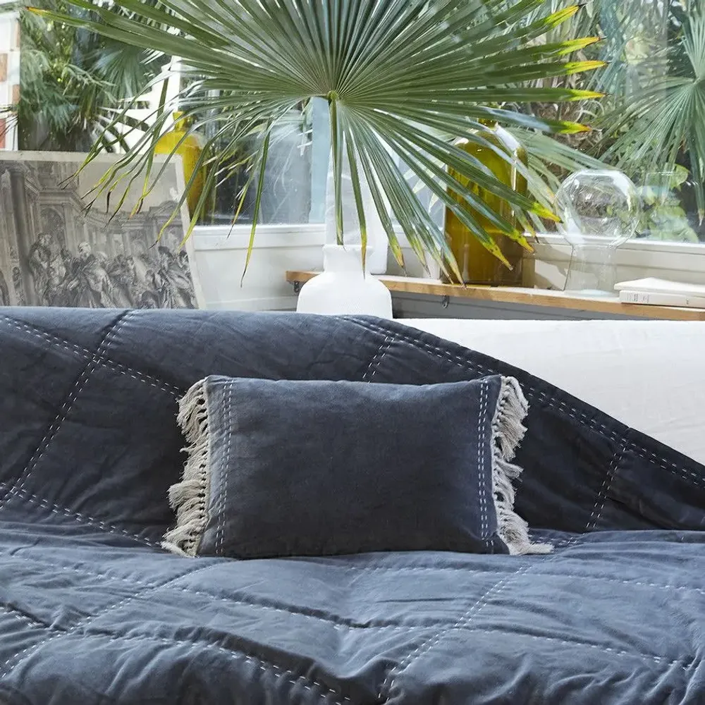 Coussins - BOHO Housse de Coussin 35x50 cm - EN FIL D'INDIENNE...