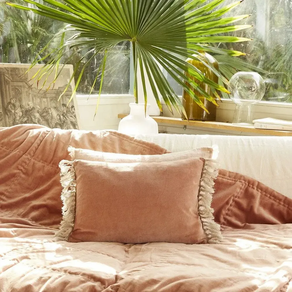 Cushions - Boho Cushion Cover  35X50 Cm - EN FIL D'INDIENNE...