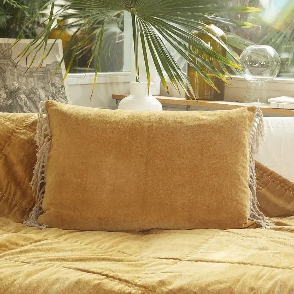 Coussins textile - BOHO Housse de Coussin 35x50 cm - EN FIL D'INDIENNE...