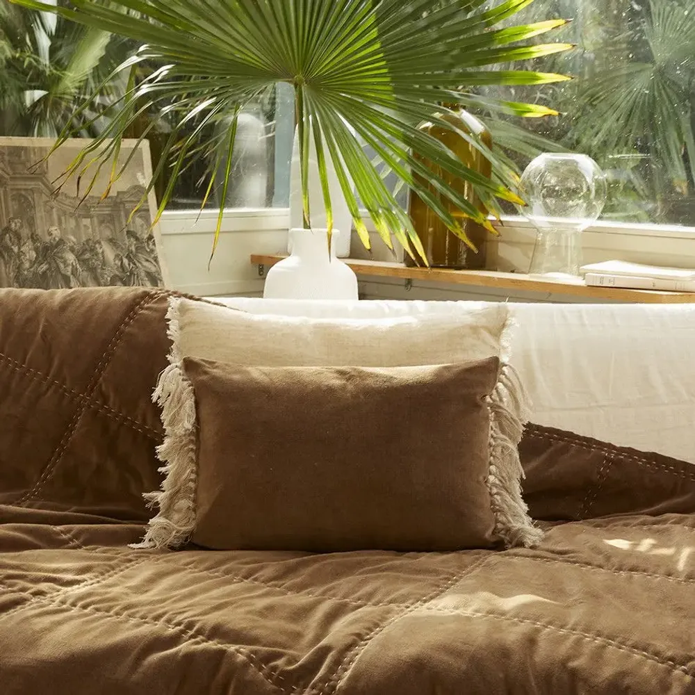 Coussins textile - BOHO Housse de Coussin 35x50 cm - EN FIL D'INDIENNE...