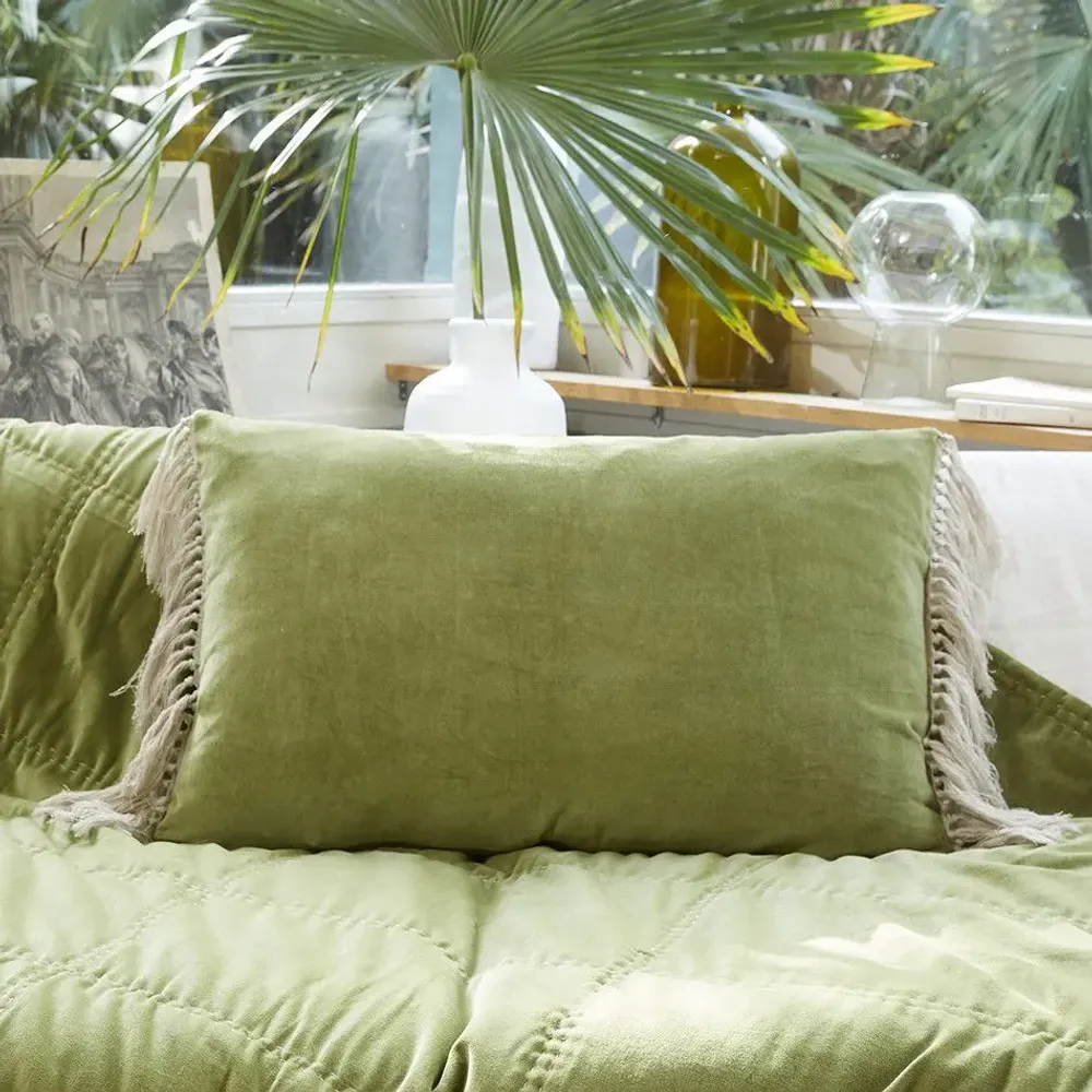 Coussins - BOHO Housse de coussin 50x75 cm - EN FIL D'INDIENNE...