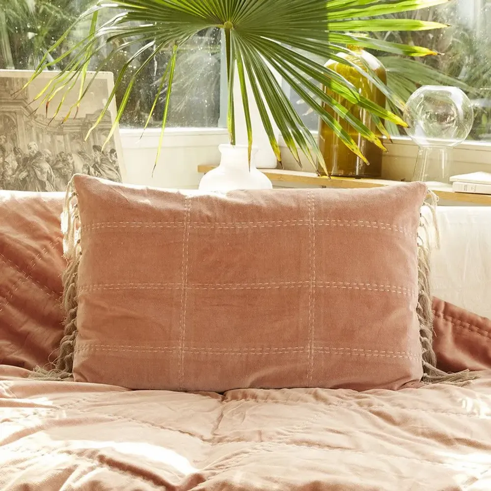 Cushions - Boho Cushion Cover 50X75 Cm - EN FIL D'INDIENNE...