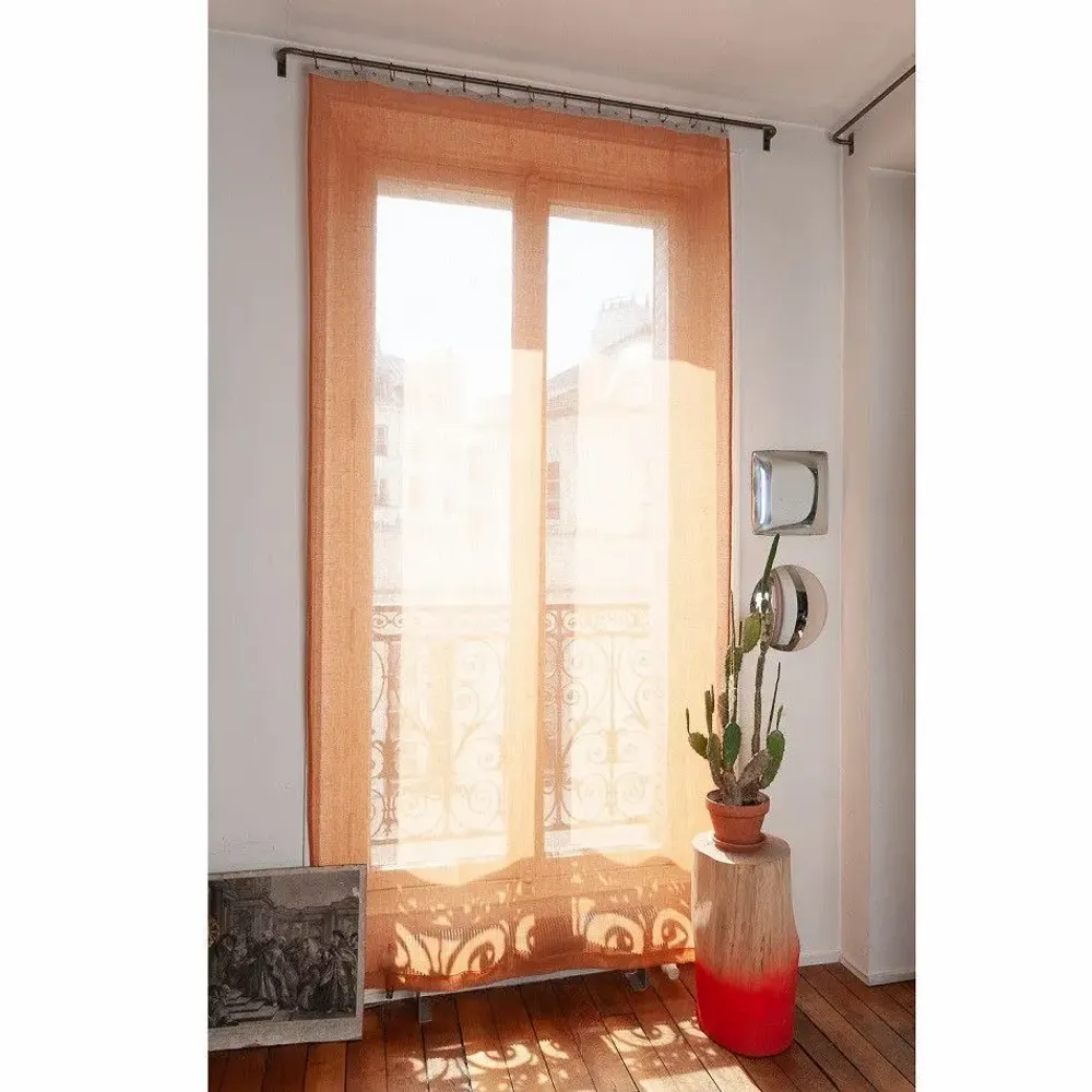 Rideaux et voilages - BRISE Voilage 140x280 cm AMBRE - EN FIL D'INDIENNE...