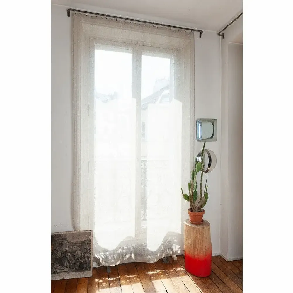 Curtains and window coverings - Brise Voil 140X280 Cm Naturel - EN FIL D'INDIENNE...