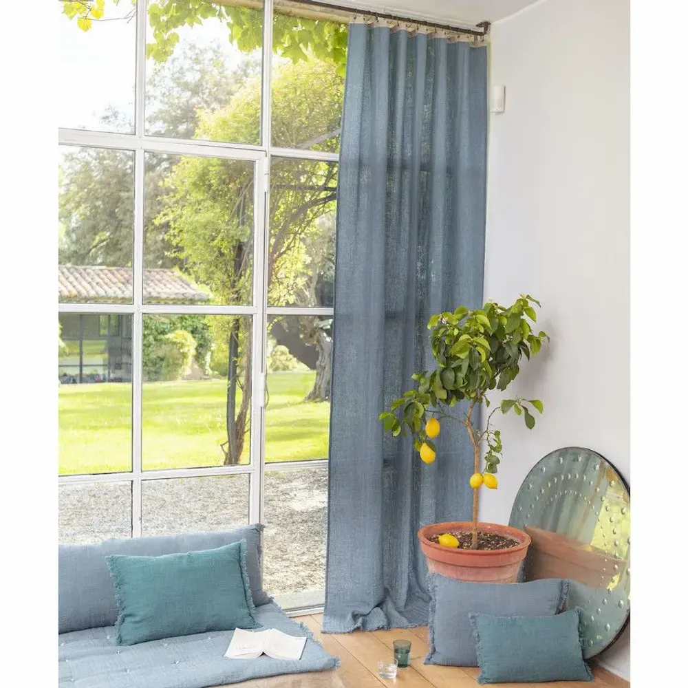 Rideaux et voilages - ETAMINE Voile 140x300 cm - EN FIL D'INDIENNE...