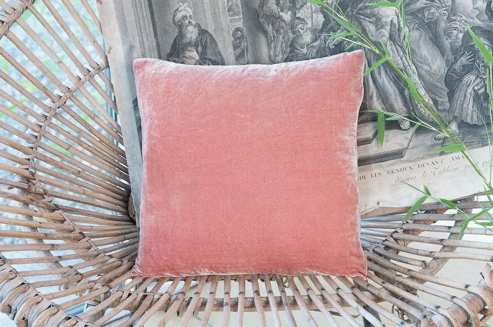 Coussins textile - FORTUNA Housse de coussin 30x30 cm - EN FIL D'INDIENNE...