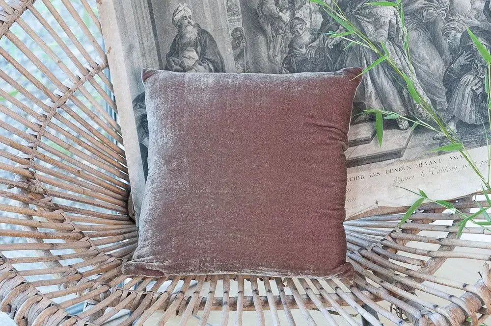 Coussins textile - FORTUNA Housse de coussin 30x30 cm - EN FIL D'INDIENNE...