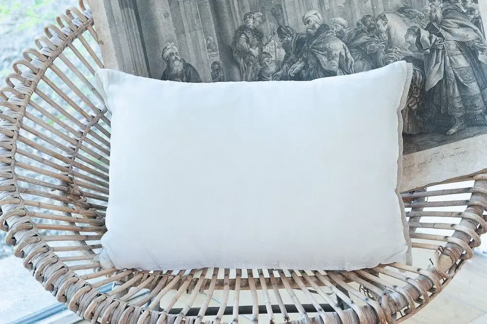 Coussins textile - FORTUNA Housse de coussin 35x50 cm - EN FIL D'INDIENNE...