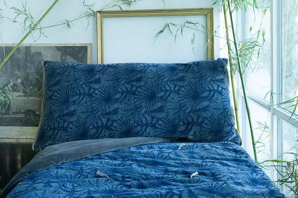 Rideaux et voilages - GOA Housse de Coussin 50x100 cm PLOMB - EN FIL D'INDIENNE...