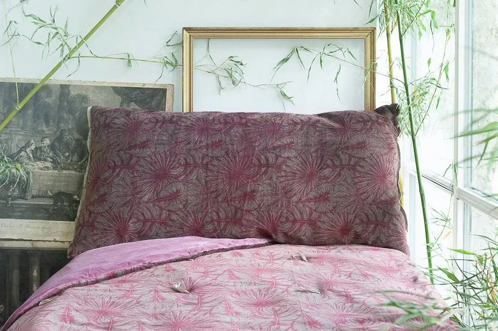 Rideaux et voilages - GOA Housse de Coussin 50x100 cm RUBIS - EN FIL D'INDIENNE...