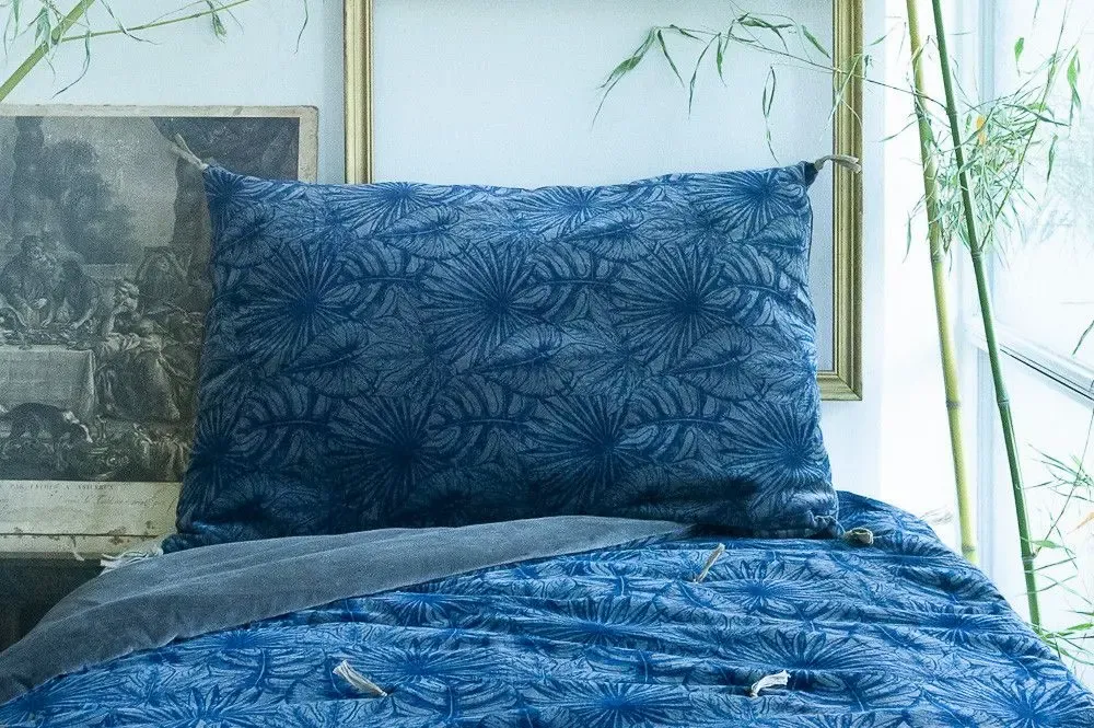 Bed linens - Goa Cushion Cover 50X75 Cm Plomb - EN FIL D'INDIENNE...