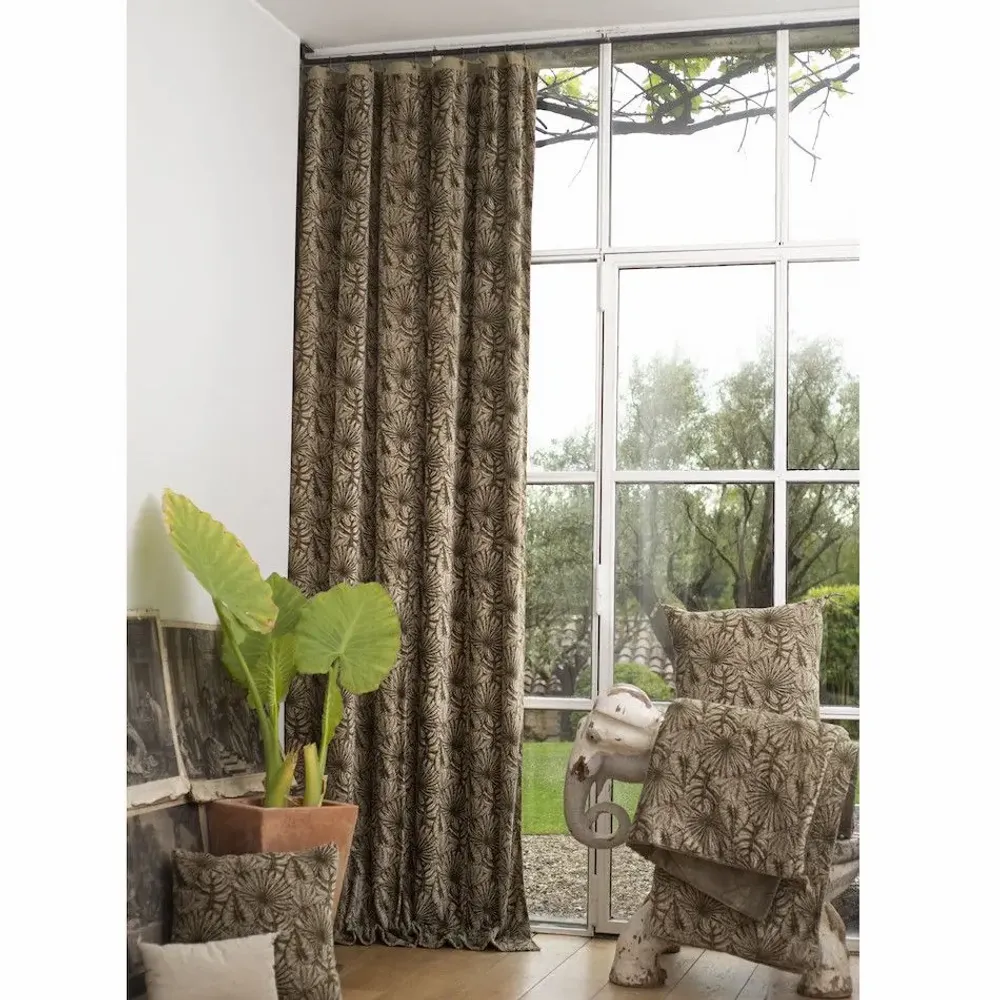 Coussins textile - GOA Rideau 140x300 cm  BEIGE - EN FIL D'INDIENNE...