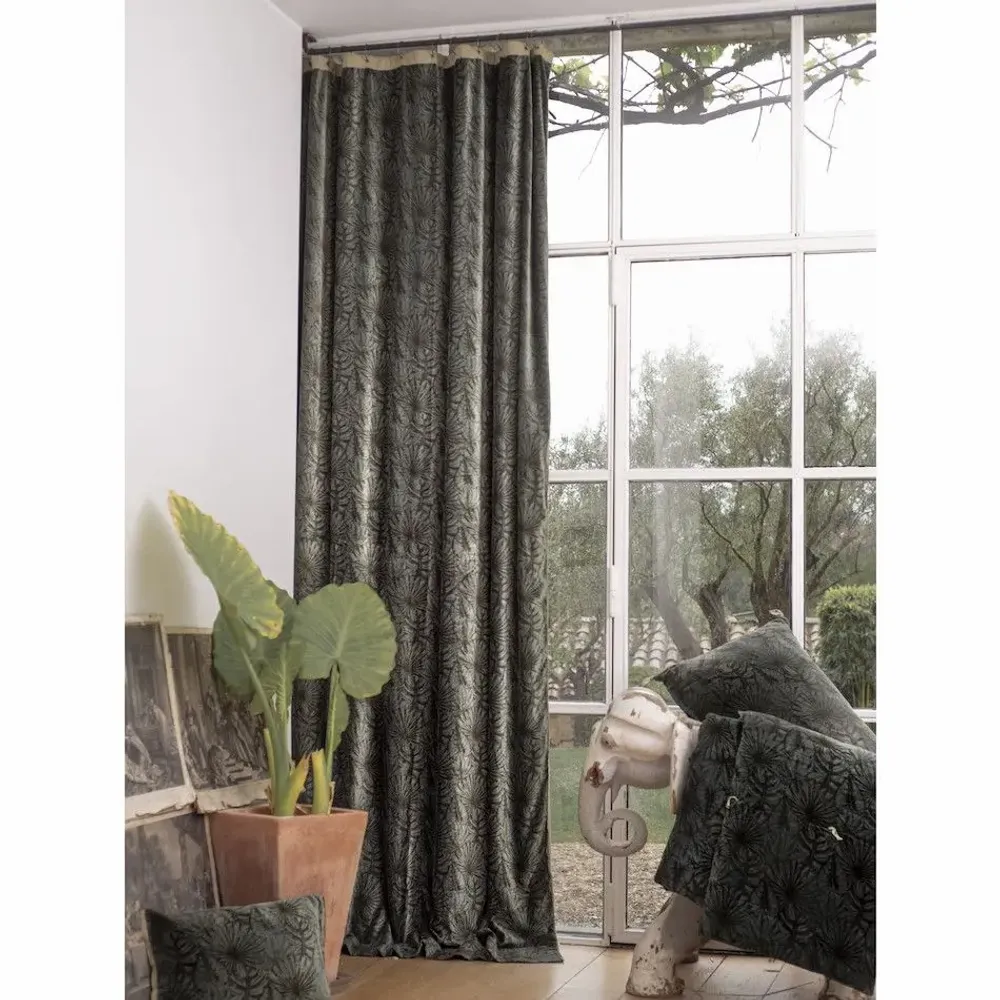 Fabric cushions - Goa Curtain 140X300 Cm Celadon - EN FIL D'INDIENNE...