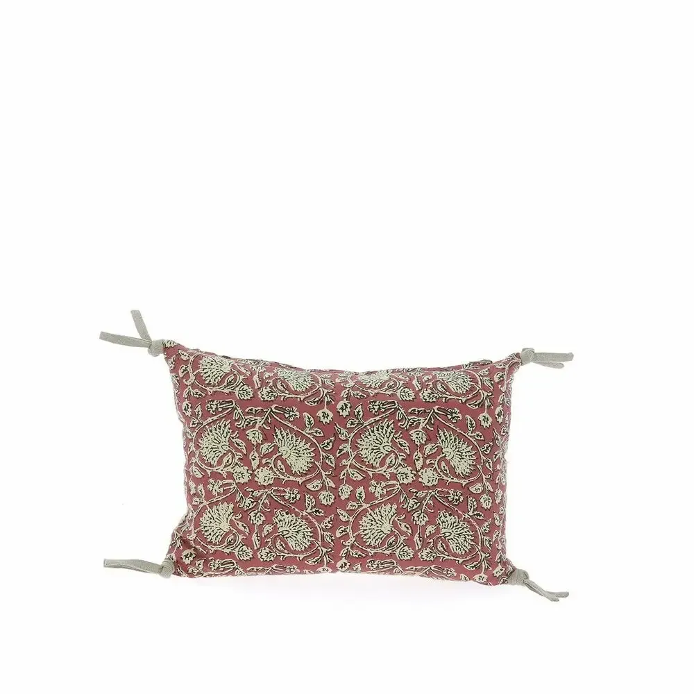 Rideaux et voilages - INDIENNE Housse de coussin 25X35 cm INDIENNE TERRACOTTA - EN FIL D'INDIENNE...